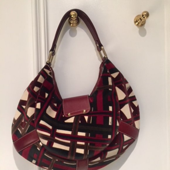 Gucci 85th Anniversary Velvet Handbag Hobo Bag - Picture 2 of 5
